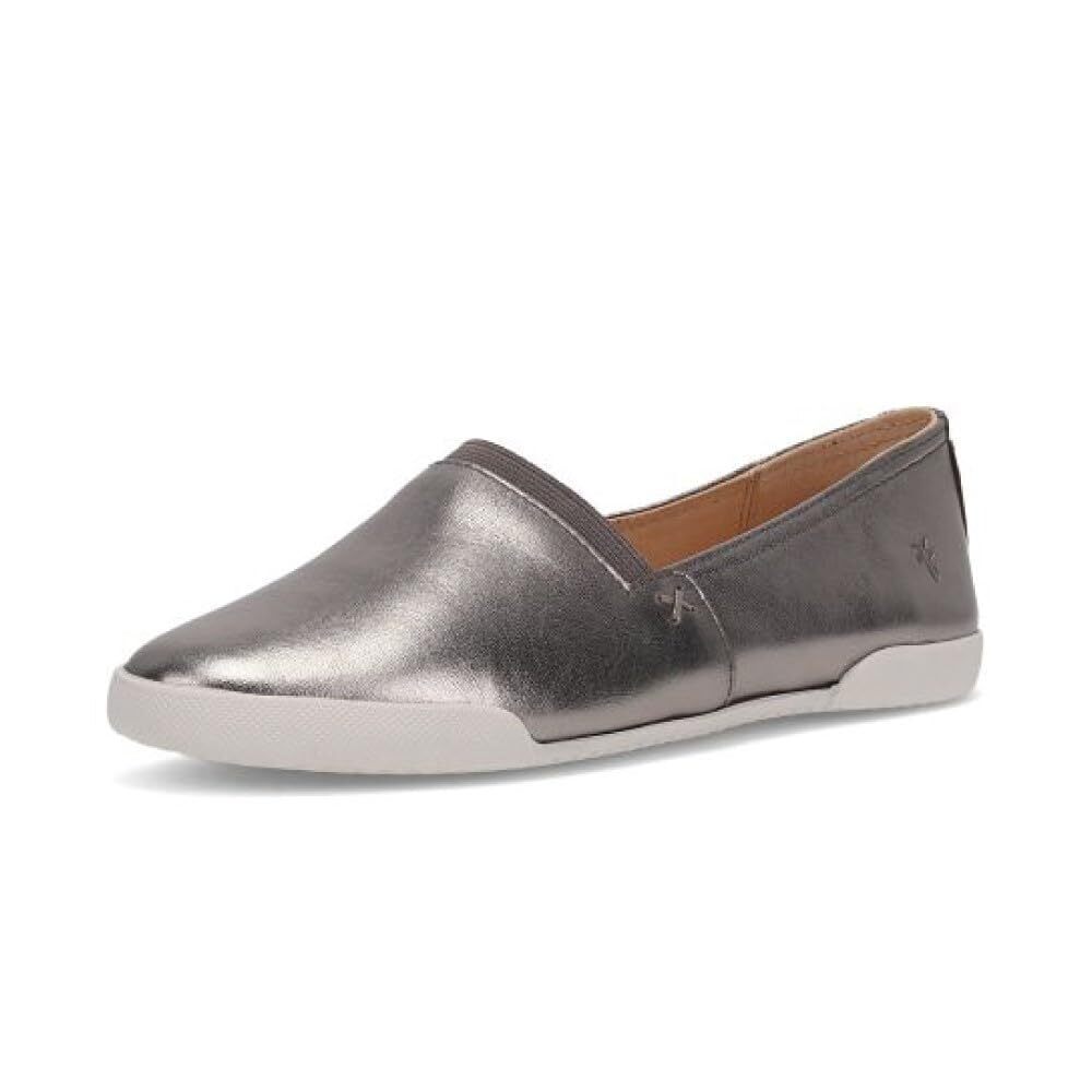 FRYE MELANIE SLIP ON SHOES FOR WOMEN CRAFTED FROM PREMIUM LEATHER WITH WHITE RUB
